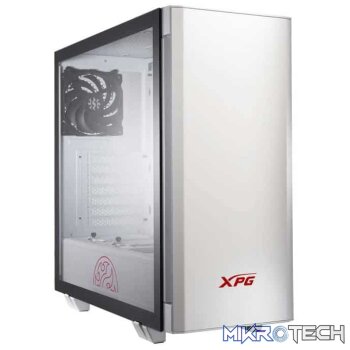 ADATA XPG INVADER RGB Tempered Glass Midi Tower ATX Case  White